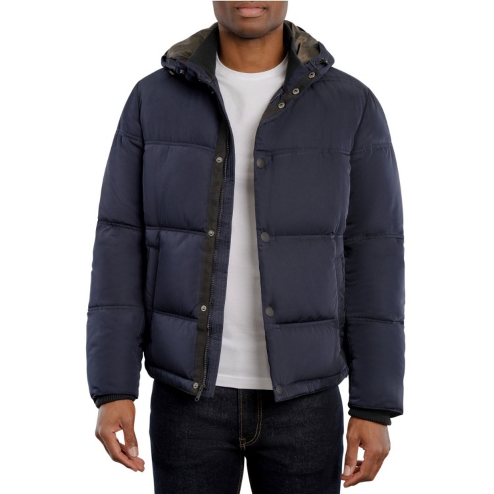 Lucky Brand men’s puffer coat navy L - Picture 3 of 4